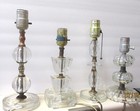 4 1940s 1950s Boudoir Lamps, Fabulously Mismatched, Great Condition, NICE! — photo 3