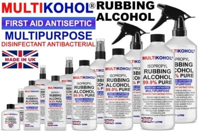 Isopropyl Alcohol 99.9% PURE Isopropanol Lab Grade Rubbing IPA