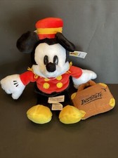NEW Retired Disney MICKEY BELLHOP DISNEY INSTITUTE Mini Bean Bag Plush NWT