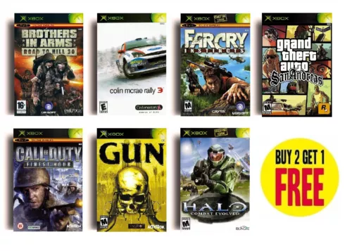 A4 RETRO MICROSOFT XBOX GAME POSTERS COLLECTION Print Fan Art