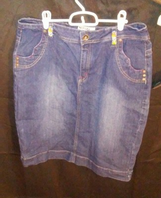 no fuze denim skirts