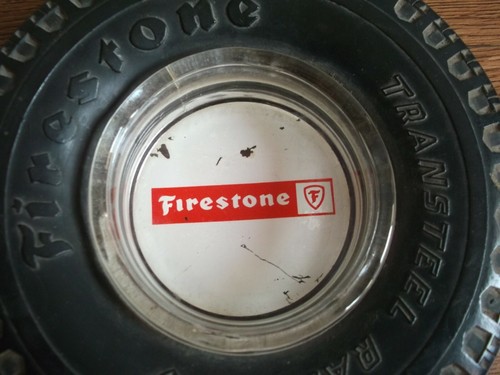 Rare vintage "FIRESTONE" TYRES advertising ashtray of 70's. - Picture 2 of 12