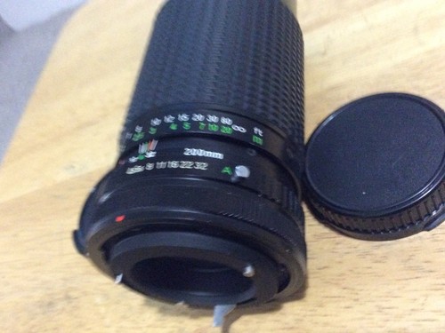 Tou/Five Star MC Auto Macro Zoom 1:4.5 75-200mm f4.5 Lens w/ Caps for Canon FD - Picture 7 of 12
