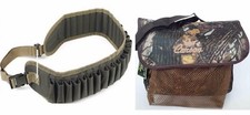 cartuccera da caccia cal. 12 in cordura+catana con rete mimetica cartuccia allod