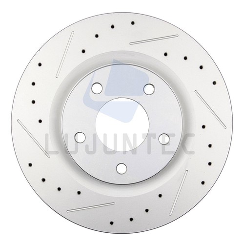Front Ceramic Pads And Rotors Brake Discs For Mitsubishi Outlander Lancer - Picture 8 of 12
