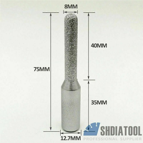 Fresa diamantata con stelo da 1/2 pollice per pietra fresa per granito e marmo T1 - Foto 10 di 38