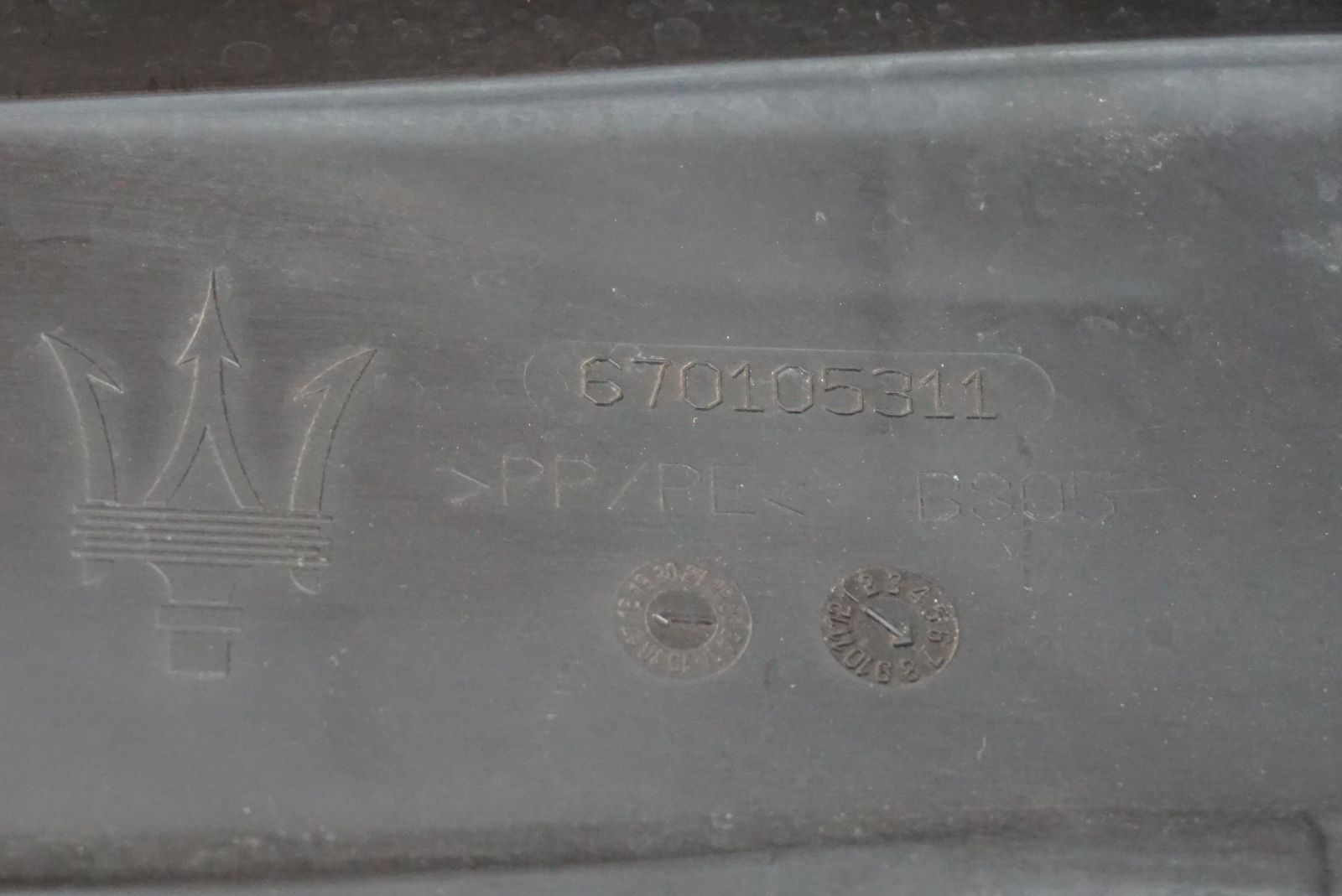 Windshield Washer Reservoir Tank OEM 670105311 Maserati Ghibli M157 2014-17+