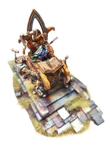 WARHAMMER OLD WORLD "DWARF LORD KING ON THRONE" SCENERY AGE OF Sigmar PAINT - Imagen 3 de 3
