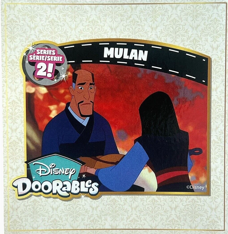 DISNEY DOORABLES SERIE 2 MULAN MOMENTOS DE PELÍCULA NUEVO SELLO ABIERTO Foto 2 de 3