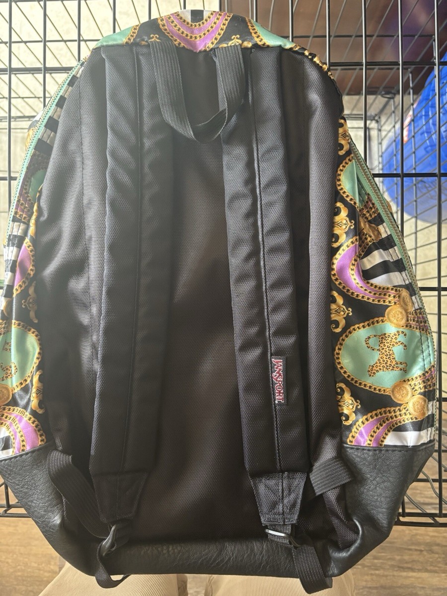 JANSPORT Super FX Livin Lavish Leopard Cheetah Print Superbreak Backpack Jansport Backpack Super Livin Lavish leopard Print Satin  main image 3