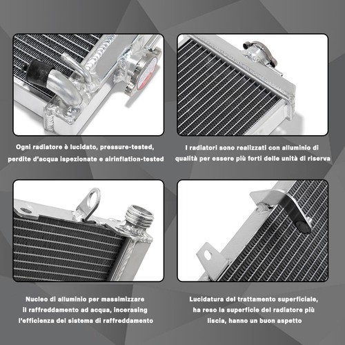 Radiatore di raffreddamento di alluminio per Suzuki SV650 SV 650 S 1999-2002 - Foto 11 di 12