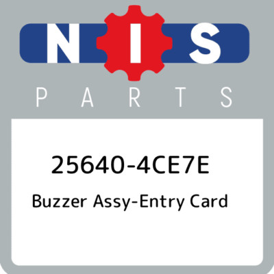 25640-4CE7E Nissan Buzzer assy-entry card 256404CE7E, New Genuine OEM ...
