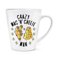 VerrüCkte Mac N KäSe Mann Stars 341Ml Latte Becher Tasse Lustiger Witz Essen