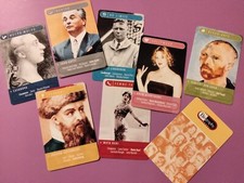 Biography Channel Card Game WORLD CELEBRITY🌎 cards (you pick) used Free Ship