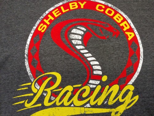 CARROLL SHELBY 2XL Shelby Racing short sleeve t-shirt, gray with cobra (A) - Picture 5 of 5