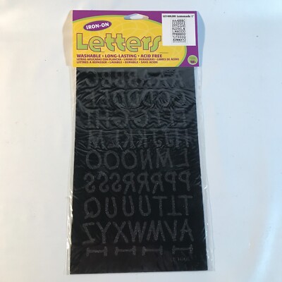 Iron-on letters Dritz Prym lemonade 1'' usa