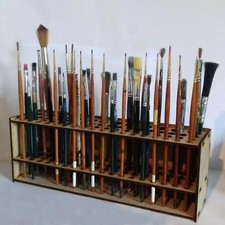 9.8" Paint Brush Storage Rack Durable DIY Paint Rack Cabinet Organizer Holder
