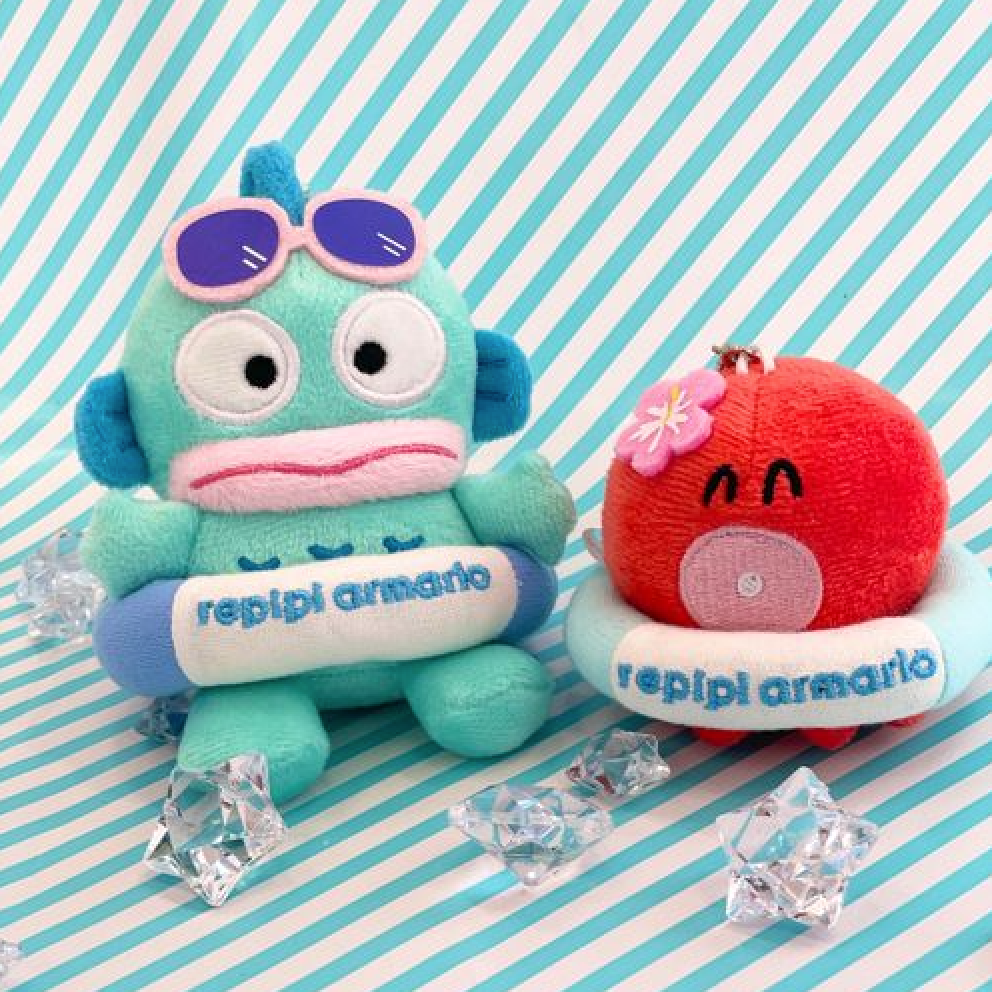 repipi armario ハンギョドン さゆり サマーマスコット レピピ repipi armario Sanrio Hangyodon & Sayuri Set Summer Mascot