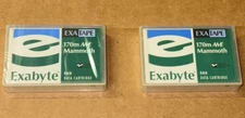 2x Exabyte MAMMOTH 170M 20/40GB AME 312629 Data Tape Cartridge NEW Sealed Lot