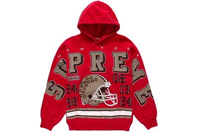 Supreme Champions Studded Hooded Sweatshirt Confirmed Size Large 
