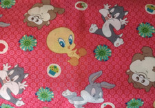Looney Tunes Babies Tweety Fun Fabric 19 By 11 Inch Red 1pc