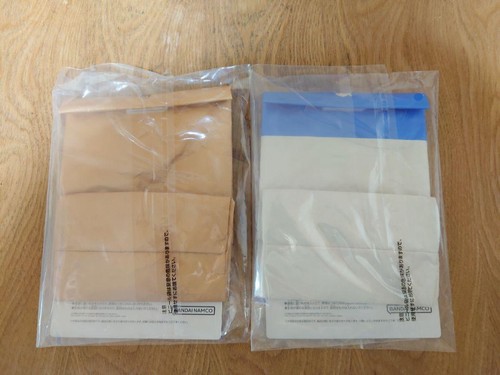 Animal Crossing New Horizons borsa di carta stile set di 2 Bandai - Foto 2 di 3