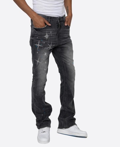 EPTM KIDD FLARE DENIM PANTS-BLACK SIZE 38 NWT - Picture 4 of 6