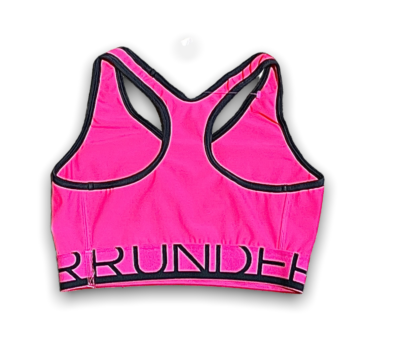 Under Armour Sports Bra Women's Size Extra Small Pink Black Athletic  Sleeveless