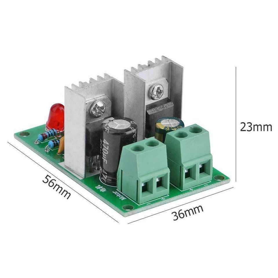1 STÜCKE 12 V-36 V Impulsbreite PWM DC Motordrehzahlregler Controller Schalter 2 - Bild 4 von 4