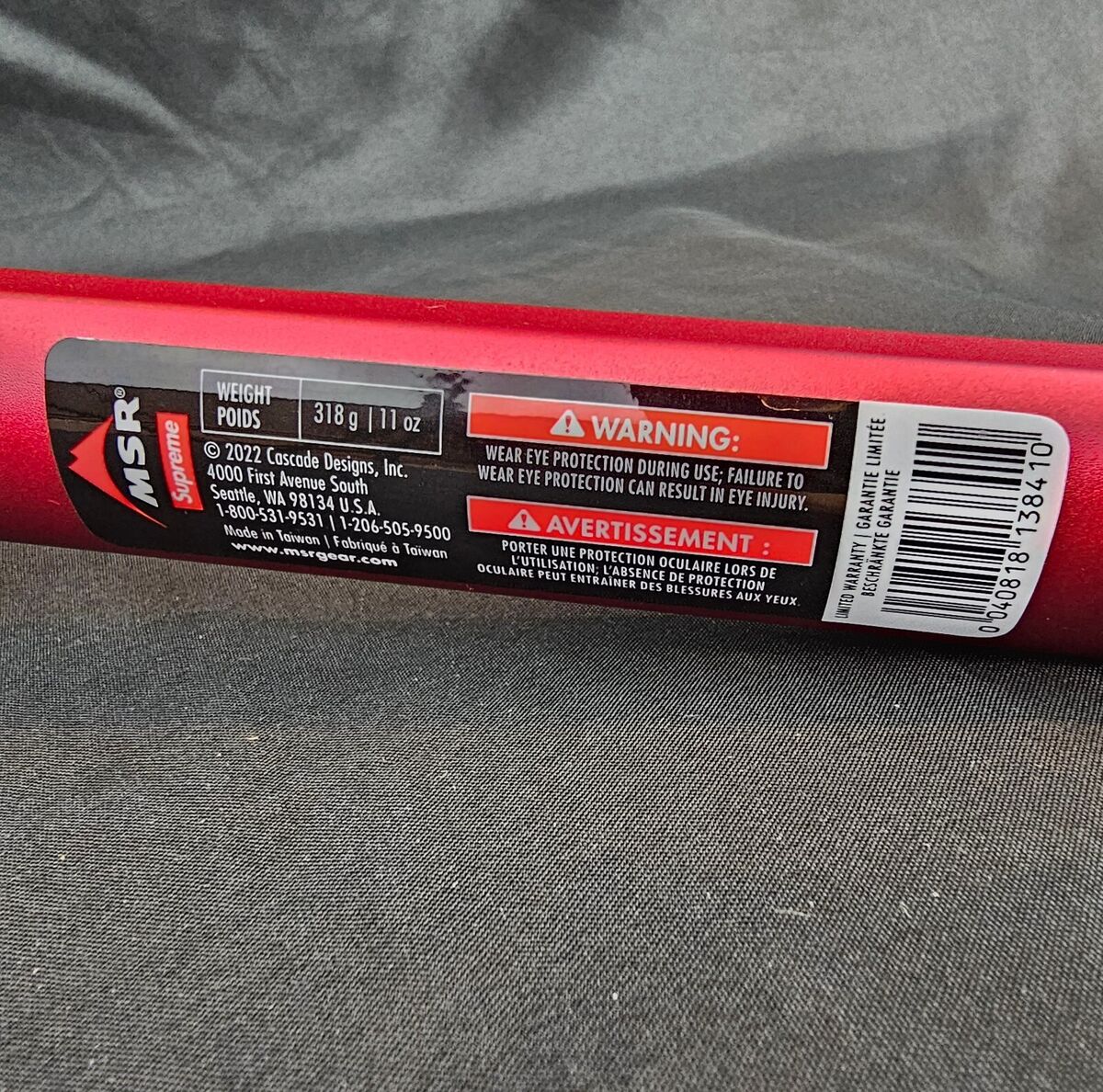 登山用品 Supreme - Supreme / Msr Camp Hammer &quot;Red&quot; Supreme x MSR Camp Hammer and Bottle Opener Red SS23 BRAND