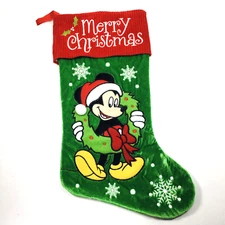 Disney Mickey Mouse Christmas Stocking Stuffed Plush E1-399
