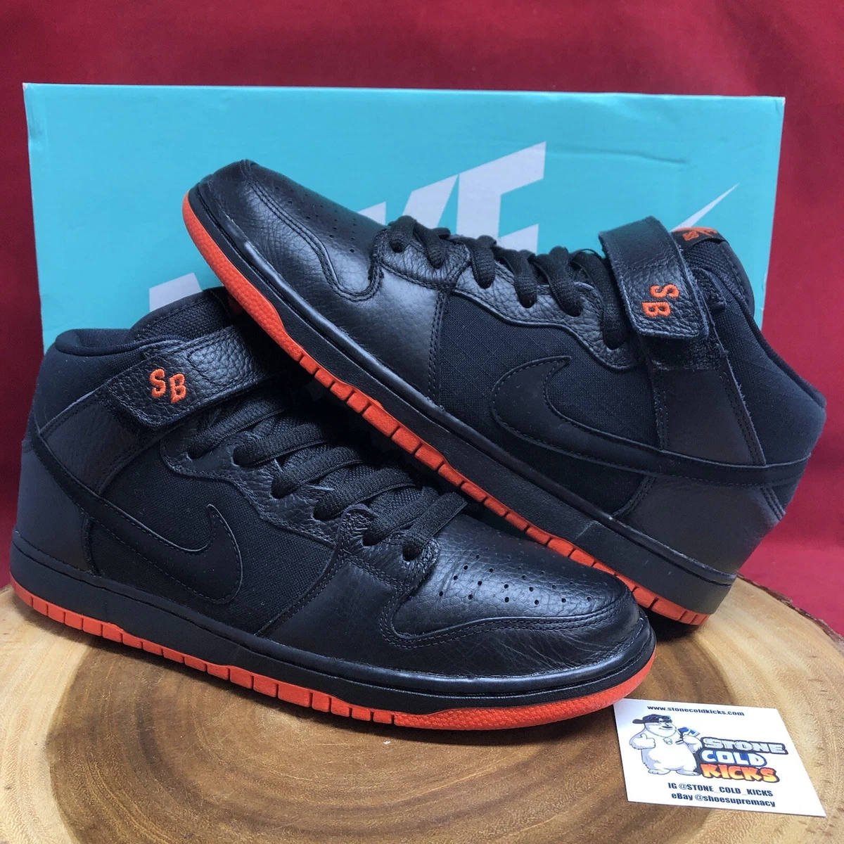 Nike Dunk Sb Mid Black | eBay