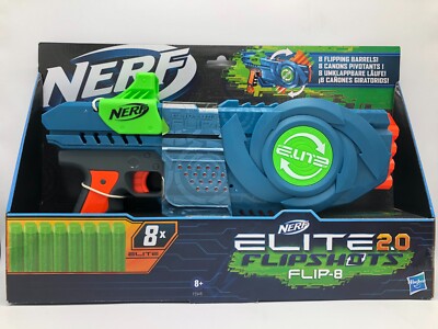 Hasbro  Nerf ELITE 2.0 Flipshots Flip-8 Dart-Blaster Bolzen mit 8 Elite-Darts