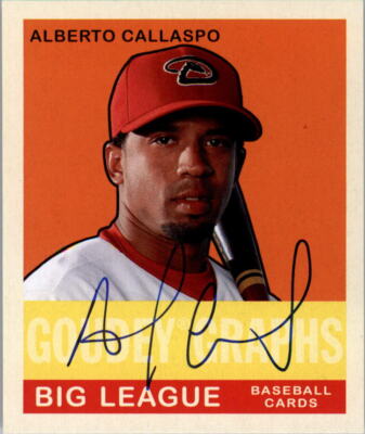 2007 Upper Deck Goudey Goudey Graphs #AC Alberto Callaspo Auto - NM-MT