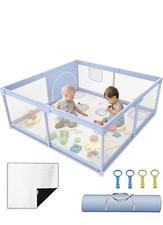 SECLATO Baby Playpen Baby, Playard Extra large Playpen for Babies and Toddlers 