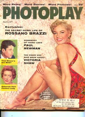 MAG: Photoplay-Sheree North-Rossano Brazzi-Paul Newman-Deborah Kerr-Aug-1956