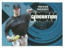  2022 TOPPS BASEBALL - TREVOR ROGERS - GENERATION NOW - #19 - MIAMI MARLINS