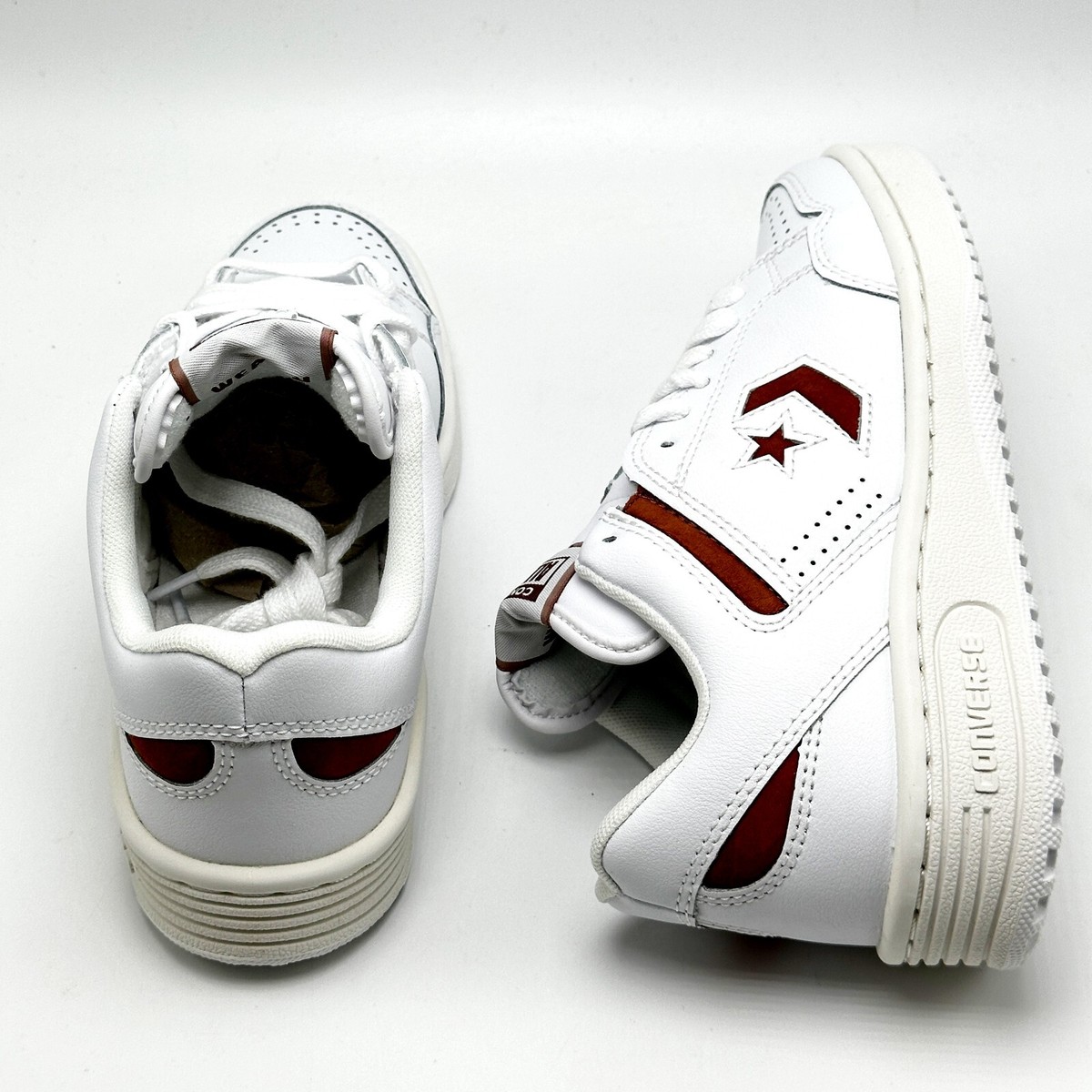 NEW* Unisex CONVERSE Weapon Leather In A Nutshell Brown / White