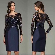 Navy Blue Mother Of The Bride Dresses Dress Evening Wear Formal Gowns