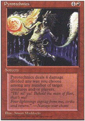 MTG magic cards 2x Pyrotechnics 4th Edition Light Play, English - Picture 1 of 1