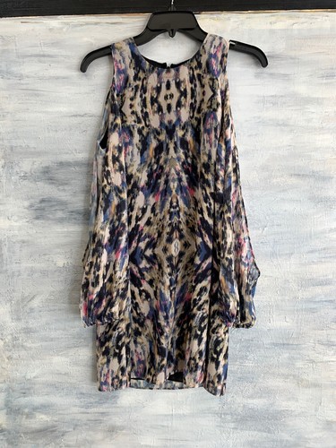 NEW! ALI & JAY AJ305 Long Sleeve Slit Sleeve Sheath Mini Dress, M - Multi - Picture 11 of 12