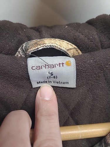 Carhartt youth small (7-8) camo realtree bomber coat - Picture 3 of 11