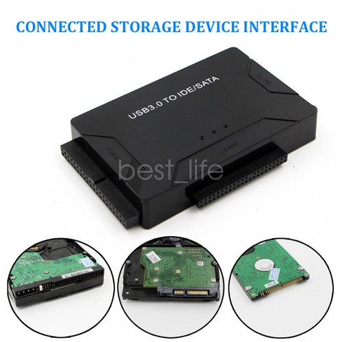 USB 3.0 zu IDE & SATA Konverter Externe Festplatte Adapter Kit 2,5"/3,5" Kabel - Bild 7 von 21