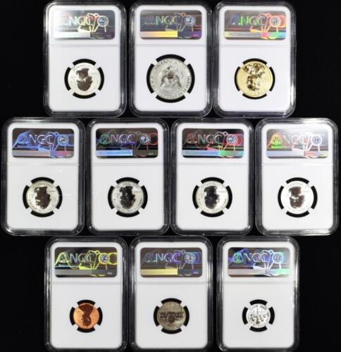 2018-S 10pc. Silver Reverse Proof Set NGC PF-70; FDOI; Mercanti; Free NGC Box! - Picture 2 of 3