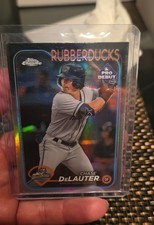 2024 Topps Pro Debut - Chrome Chase Delauter #PDC-197 Refractor /99 (RC)
