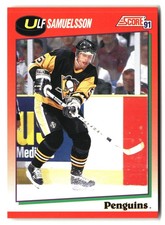 1991-92 Score Canadian English #82 Ulf Samuelsson