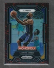 2023-24 Panini Prizm Monopoly Basketball LeBron James #40 Red Icons Pattern