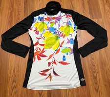 Hot Chillys Base Layer Top Womens Medium Mock Neck Thermal USA Made