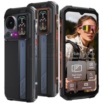 HOTWAV Cyber 16 Pro Android 15 Outdoor Smartphone 24GB+512GB Handy ohne vertrag