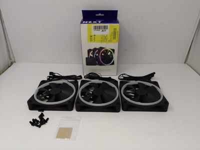 Nzxt F120 Rgb Duo Triple Pack - 3 X 120mm Dual-sided Rgb Fans With
